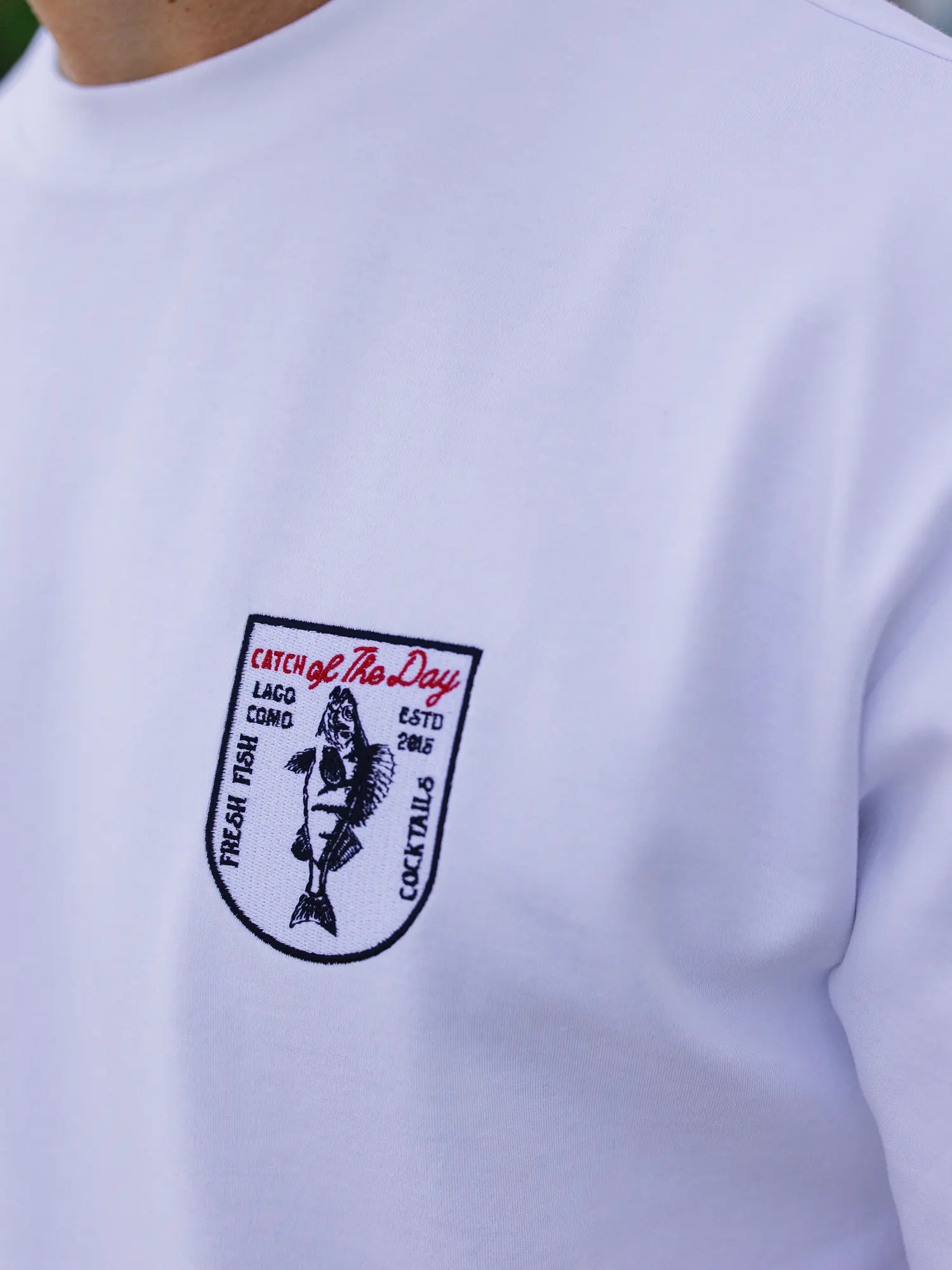 White Fish Oversized T-shirt 1608 WEAR