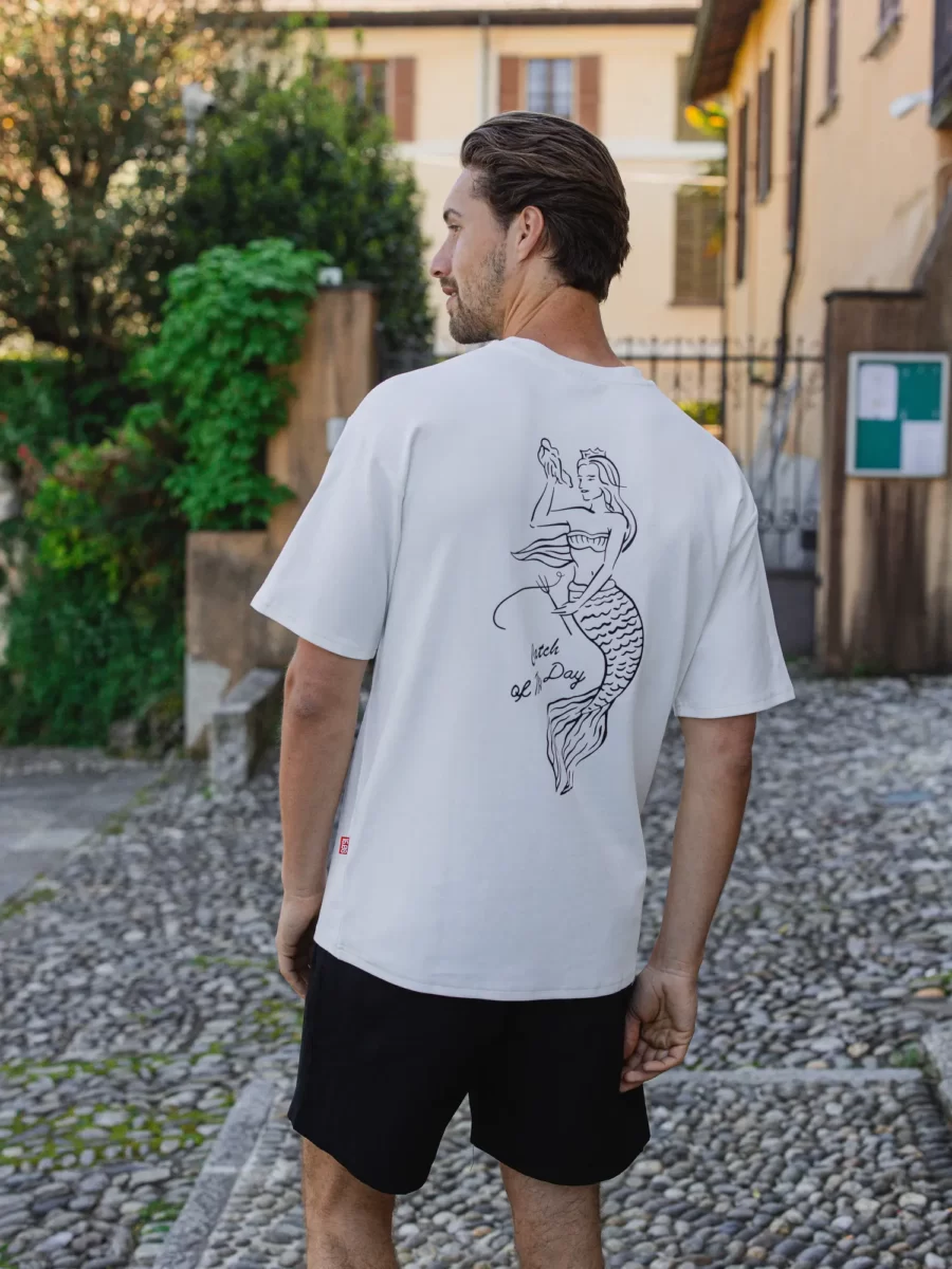 White Mermaid Oversized T-shirt