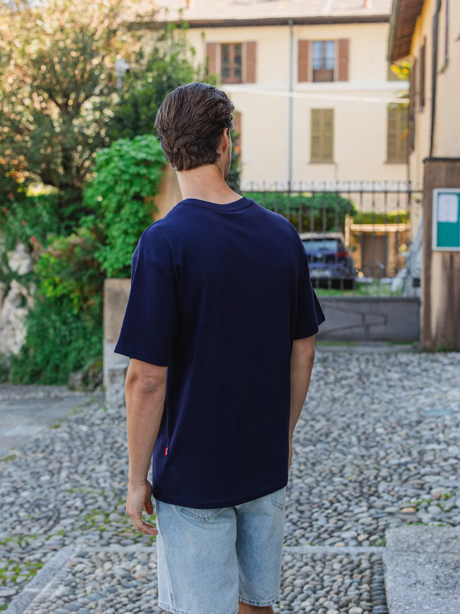 Navy Oversized Crab T-shirt 1608 WEAR