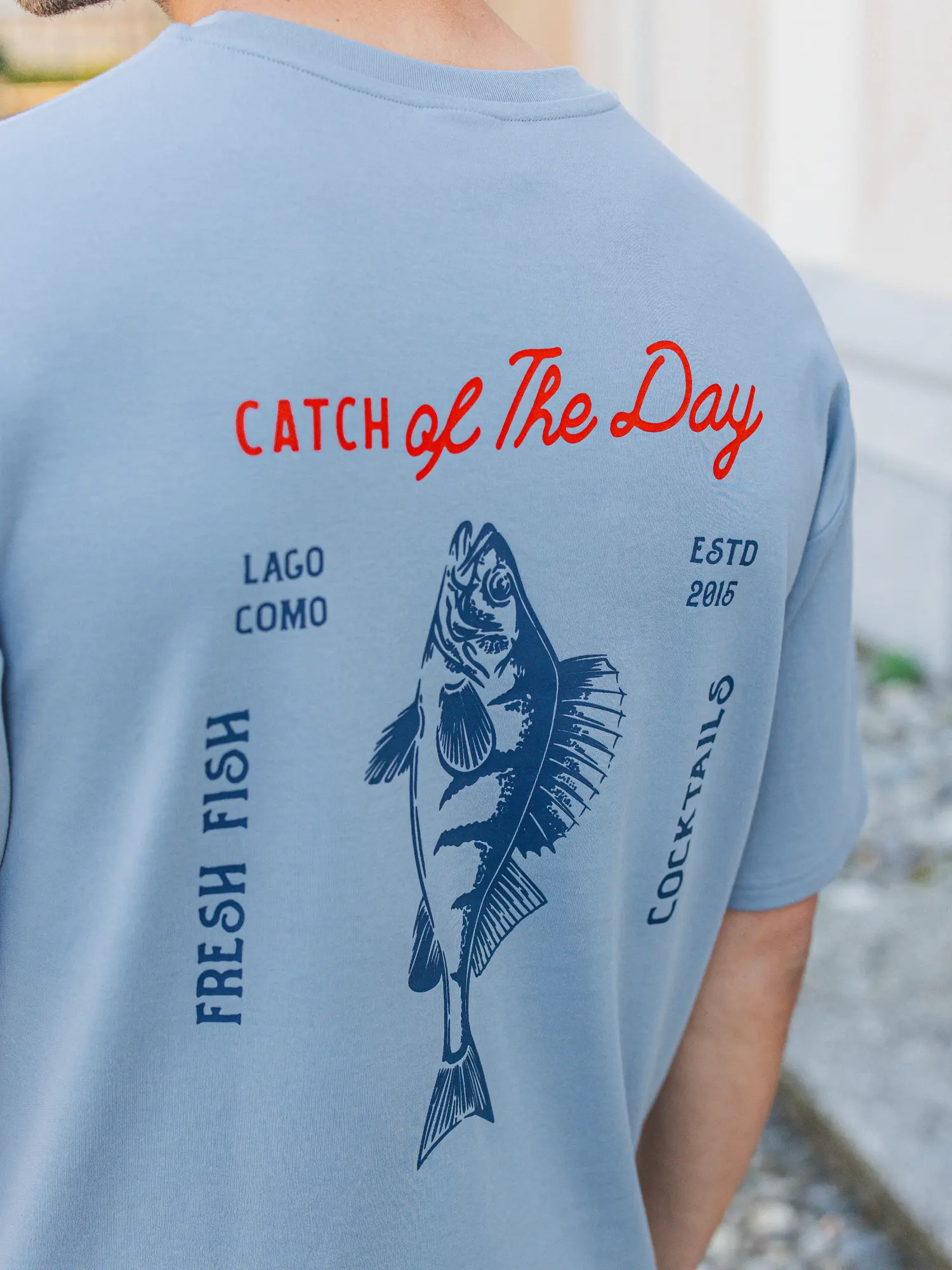 Blue Catch Oversized T-shirt 1608 WEAR