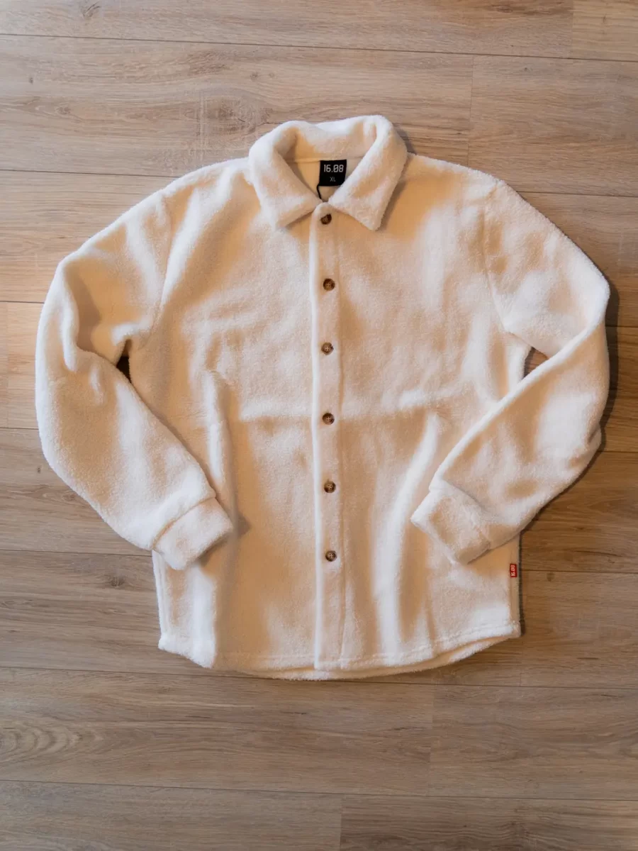 Off White Teddy Overshirt