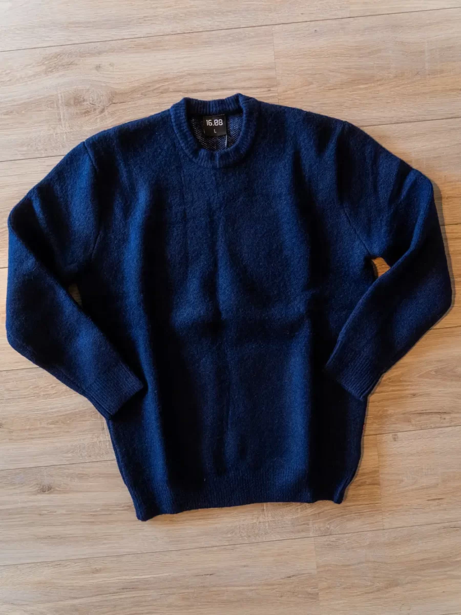 Navy Signature Texture Sweater