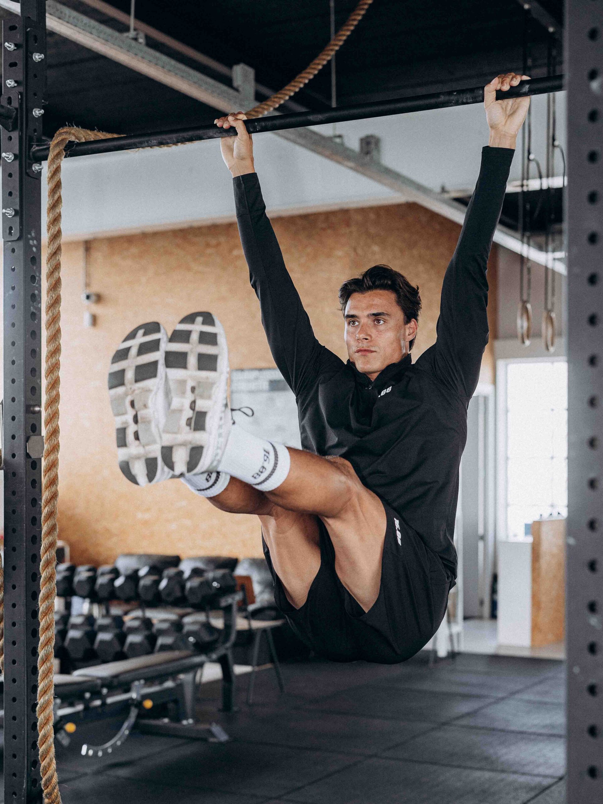 Black Sport Half Zip Longsleeve 1608 WEAR