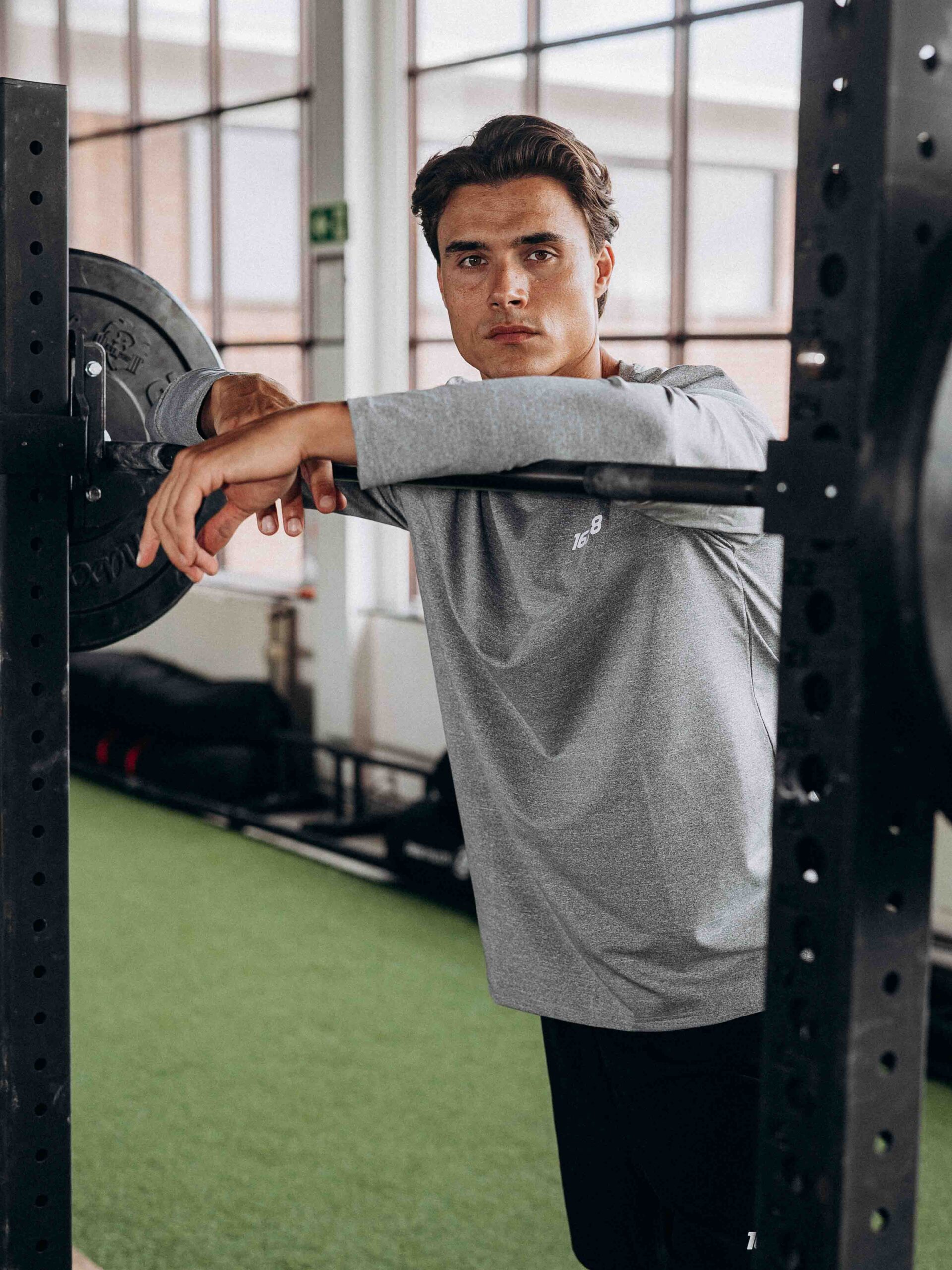 Melange Grey Sport Longsleeve 1608 WEAR
