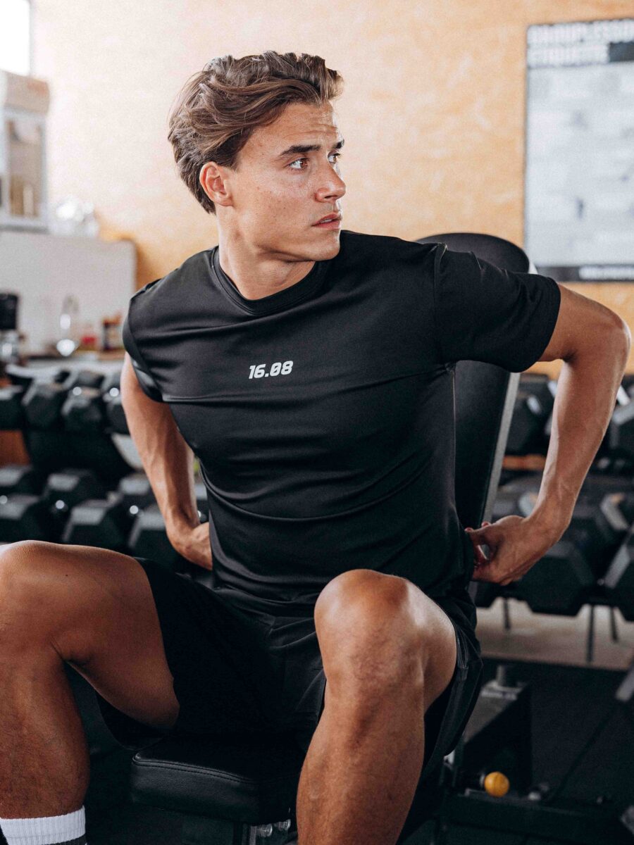 Sportshirt Schwarz