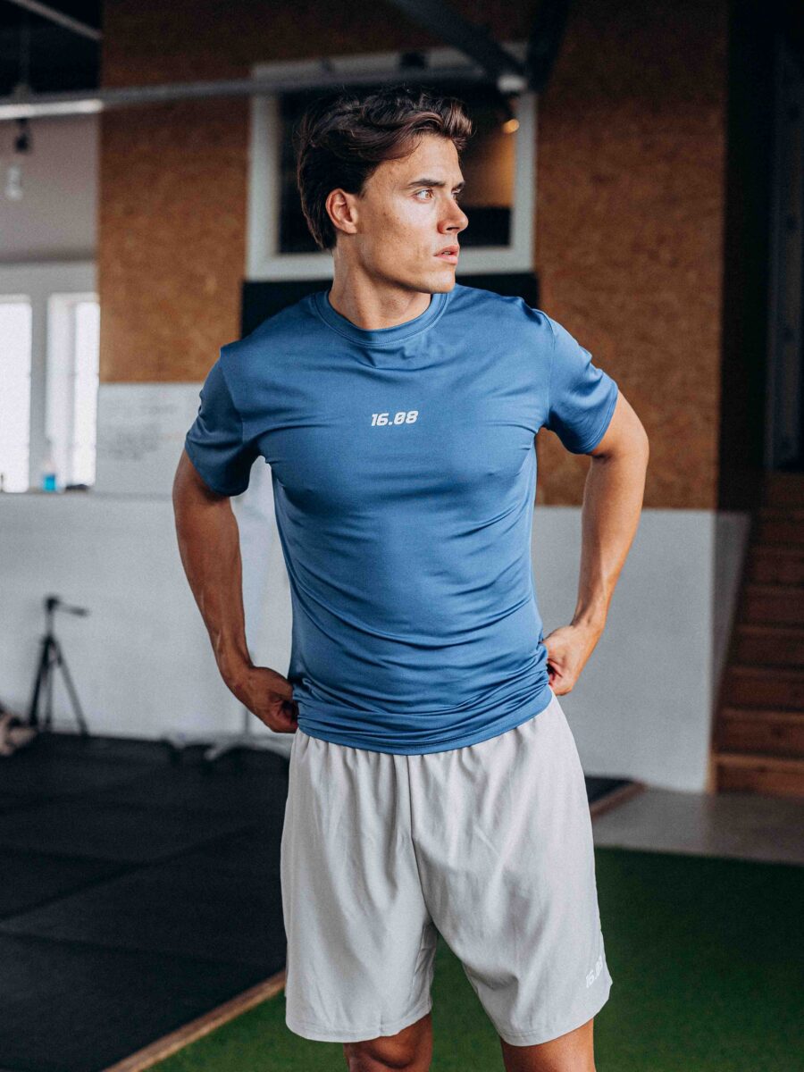 Sporthemd Blau