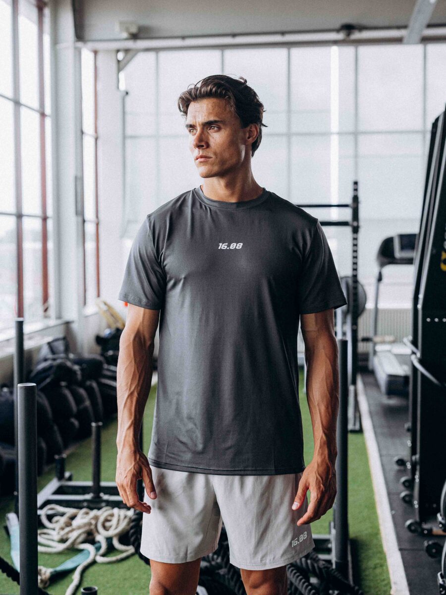 Sport-Shirt Anthrazit