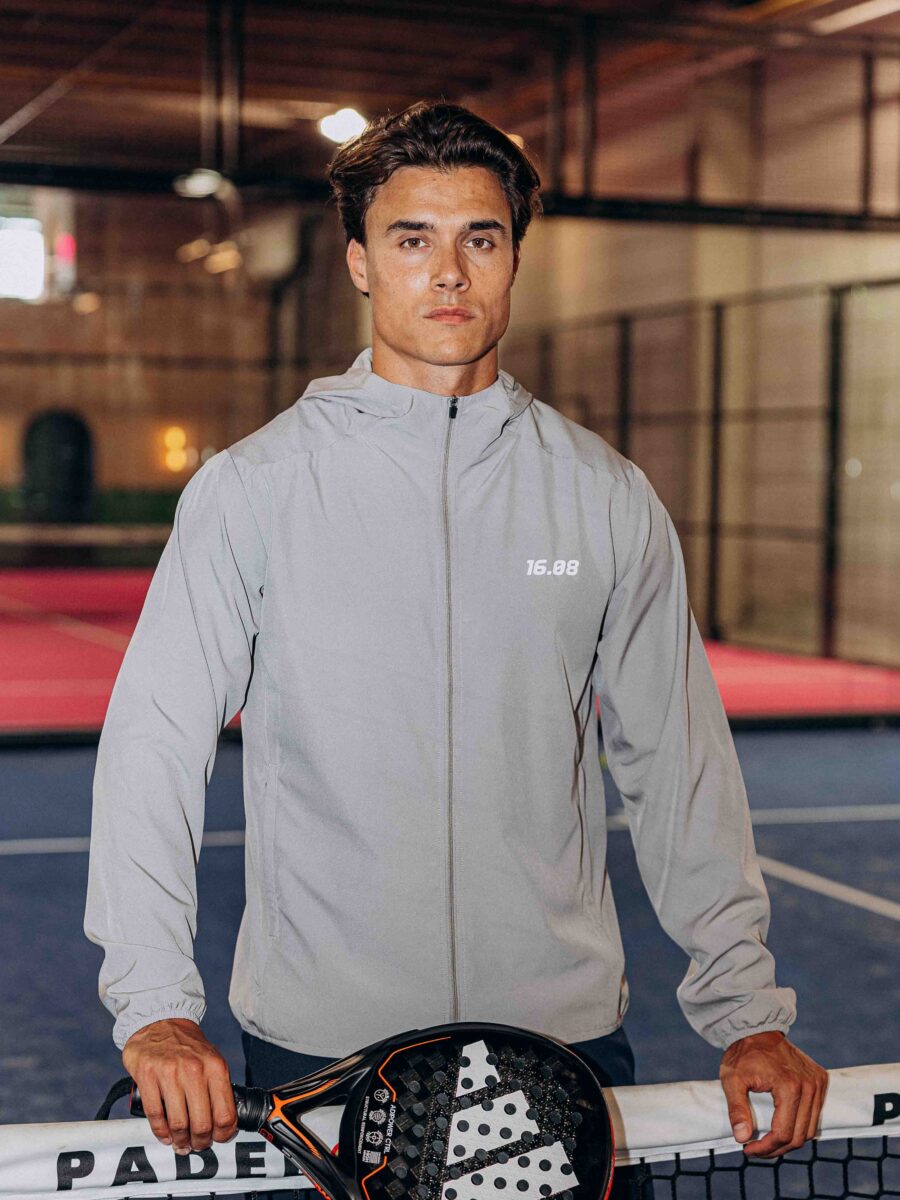 Sportjacke Hellgrau