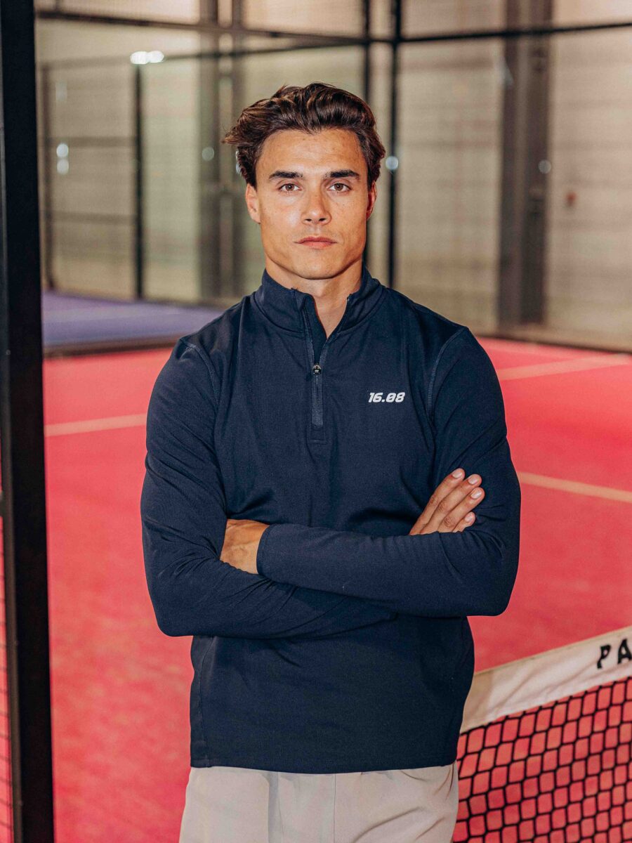 Sport Fleece-Pullover Navy