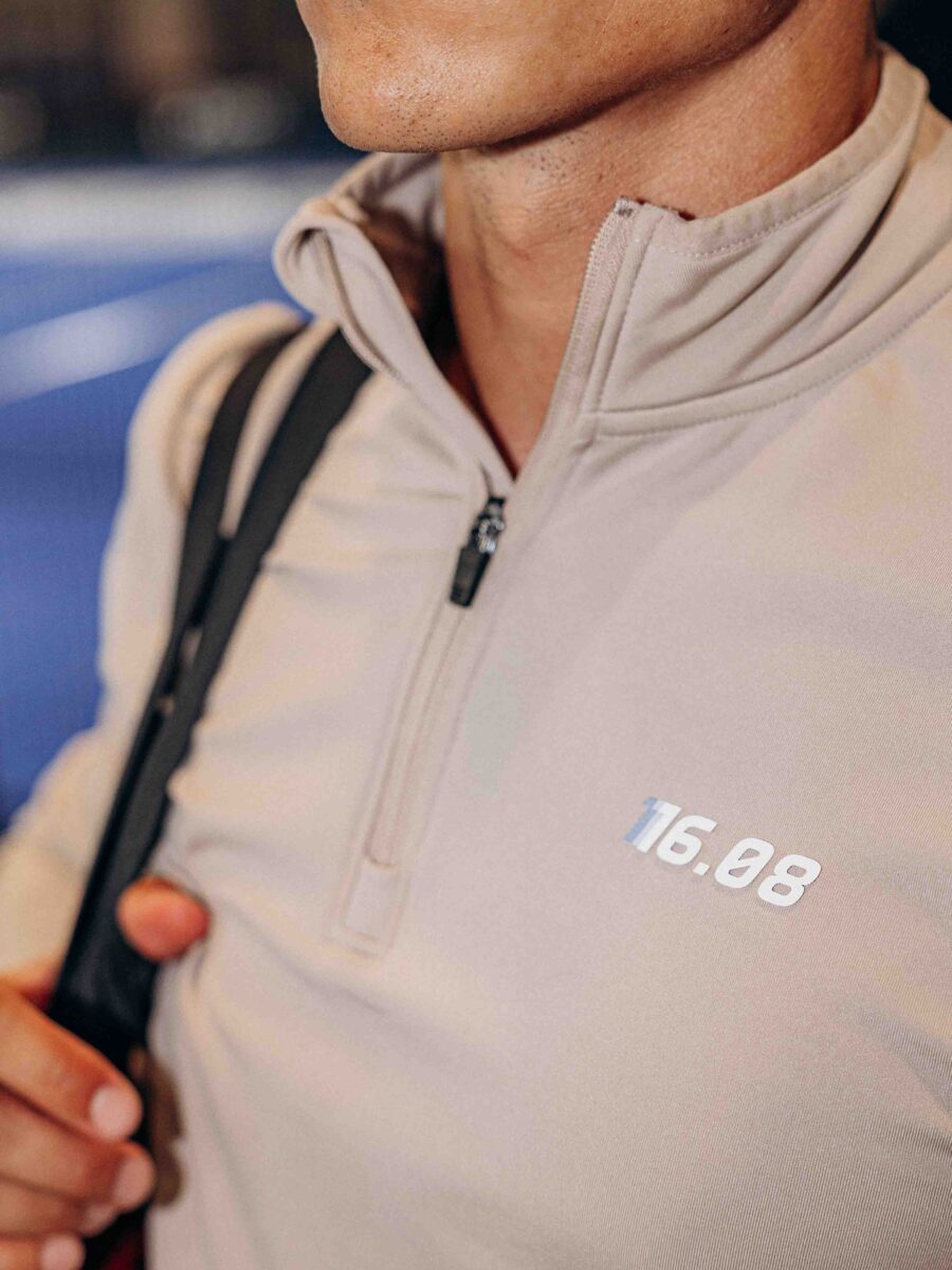 Sport Fleece Sweater Beige