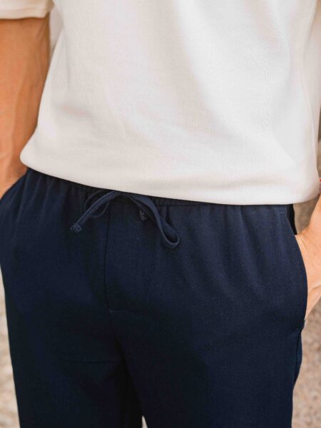 Navy Casual Pantalon