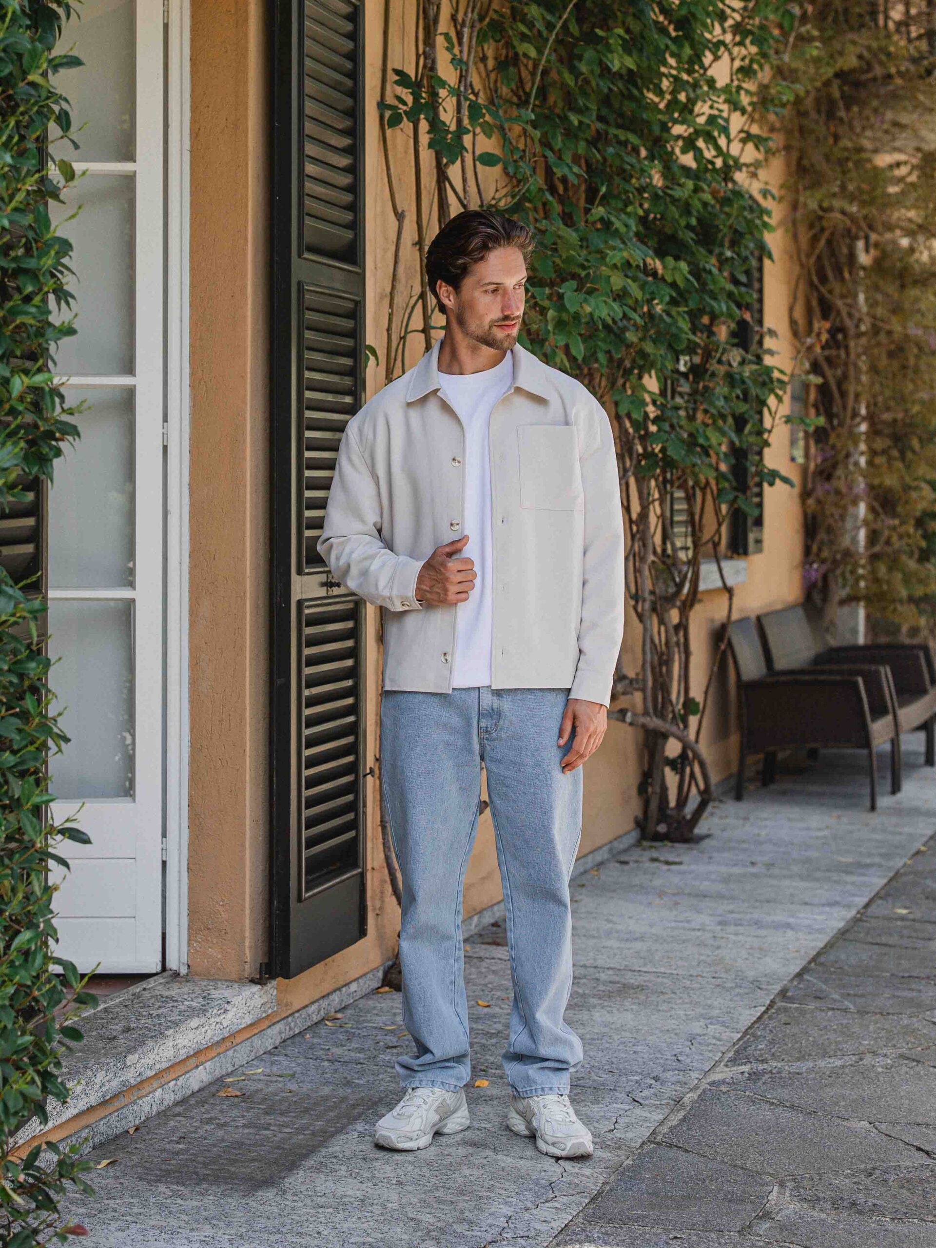 Beige Layer Overshirt 1608 WEAR