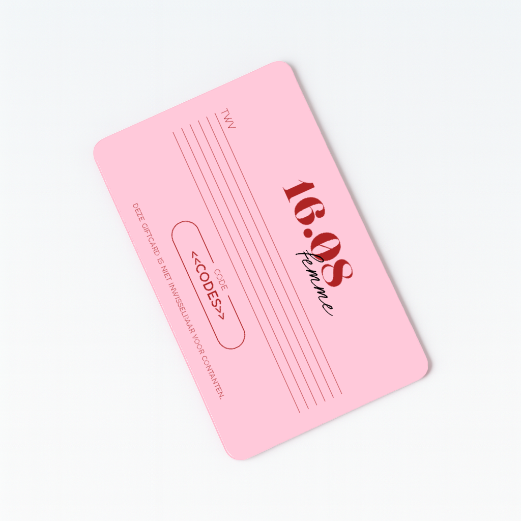 16.08 Femme Gift card 1608 WEAR