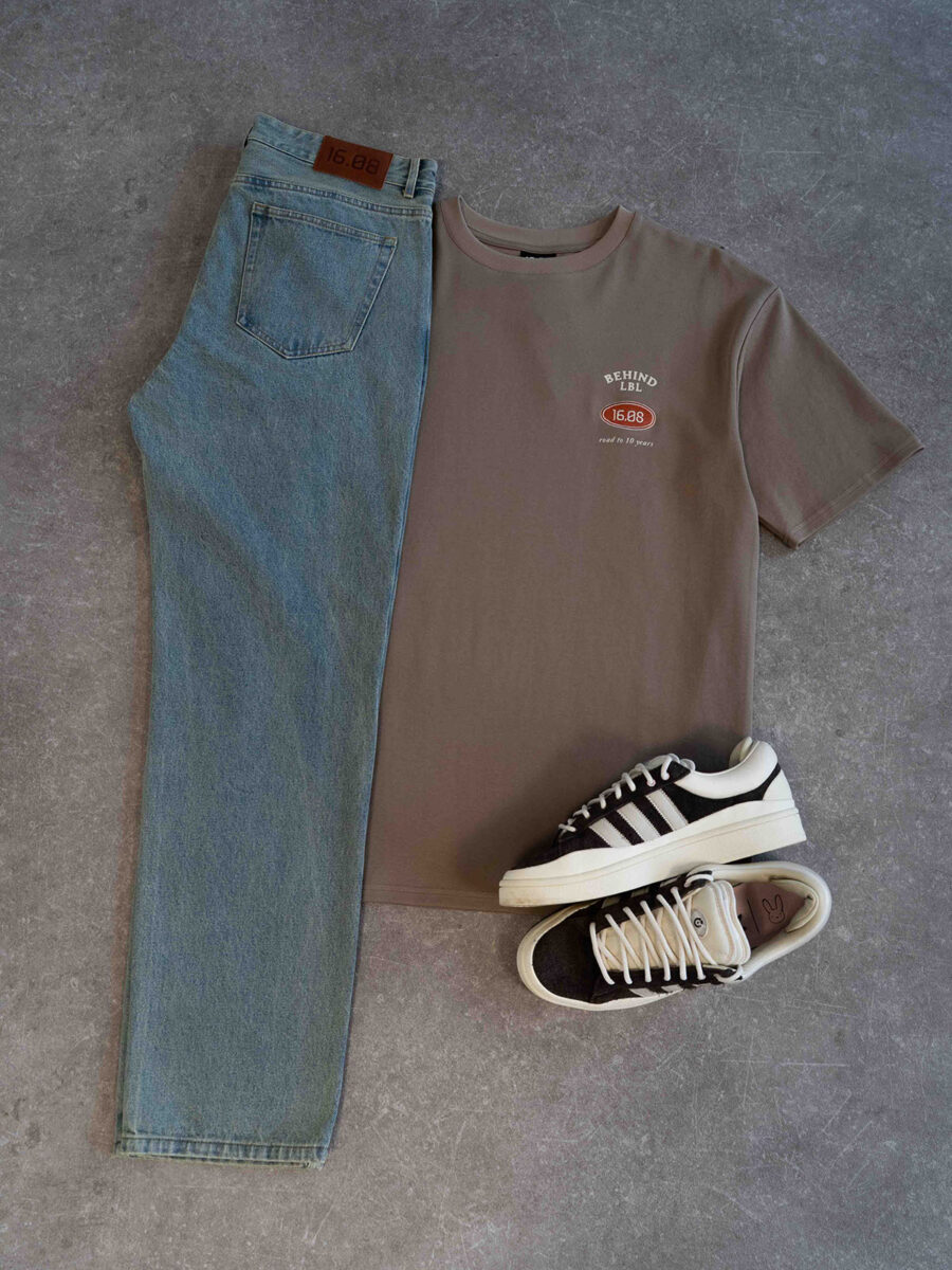 Label T-shirt Outfit Denim 1608 WEAR