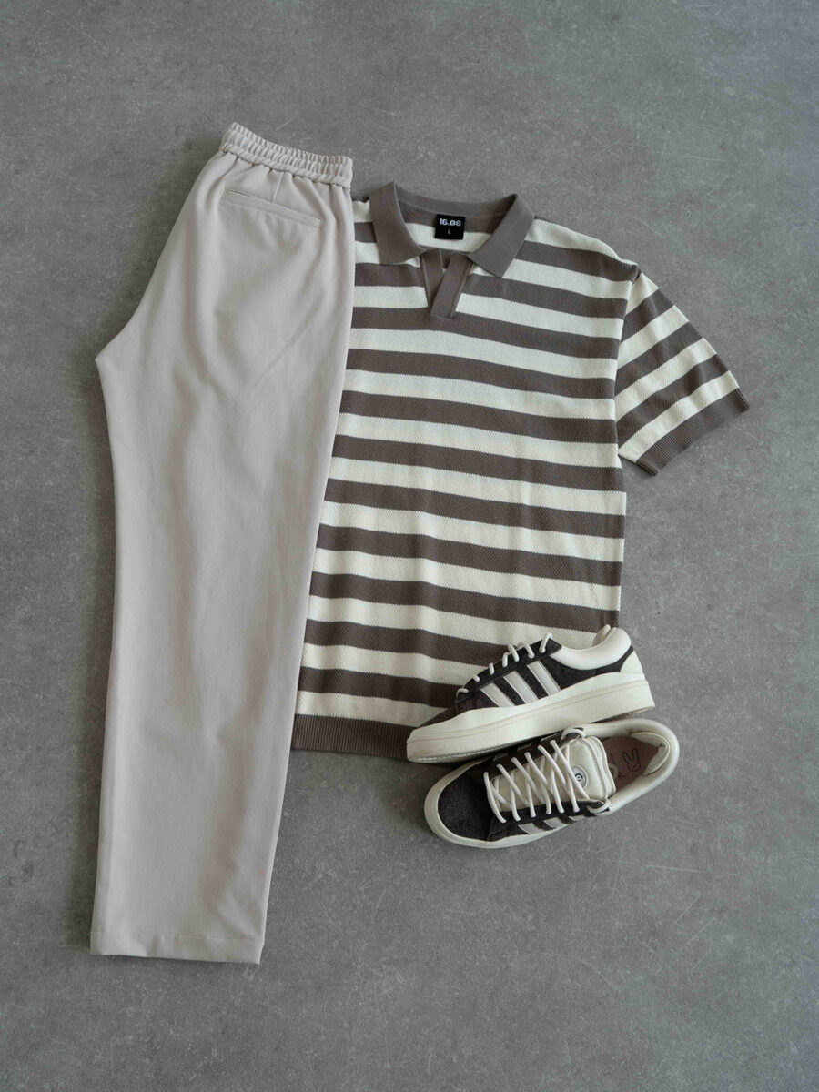 Brown Stripe Outfit 1608 WEAR