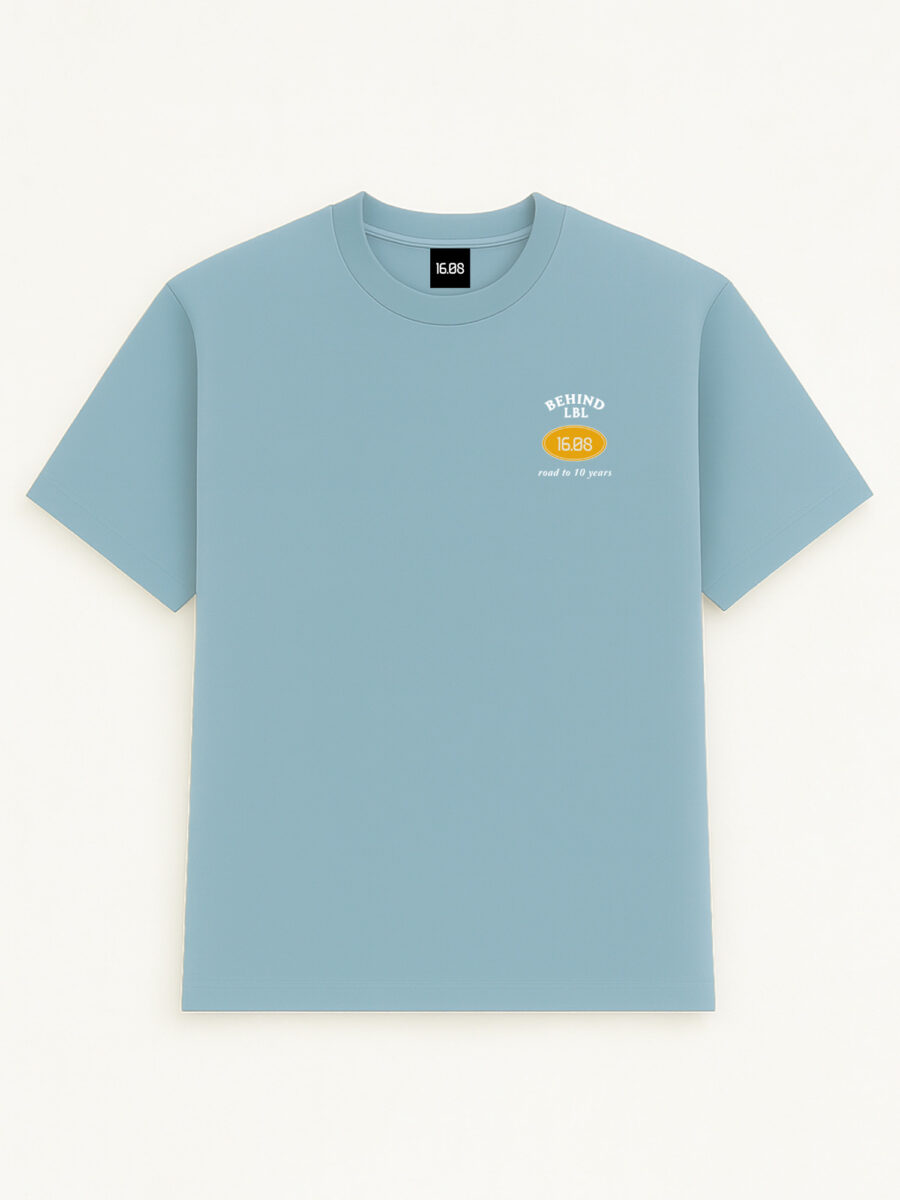 Light Blue Label Oversized T-shirt