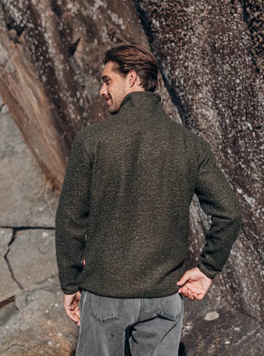 Army Boucle Halfzip