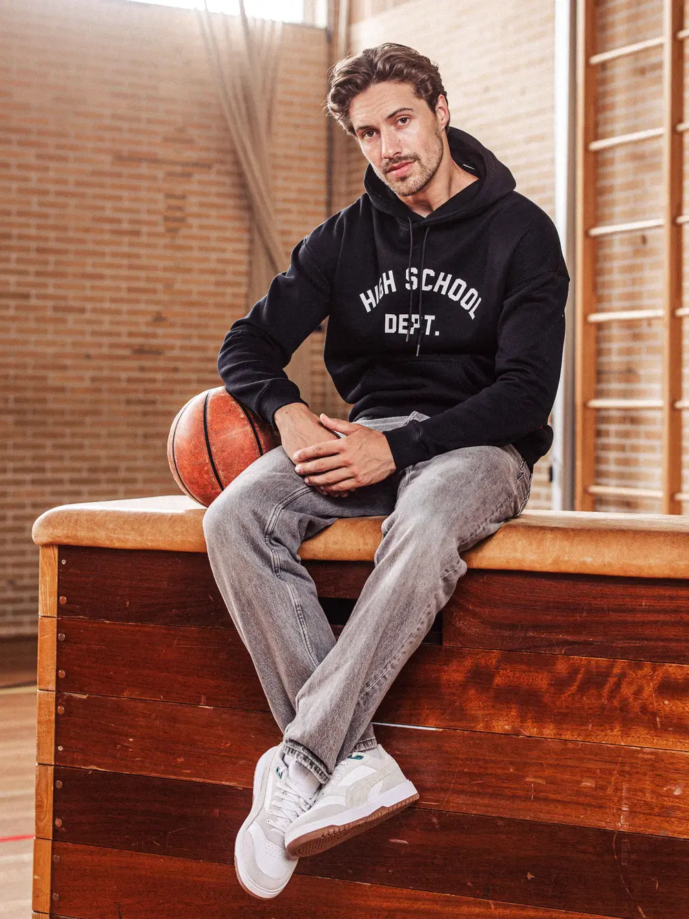 Black High School Hoodie 1608 WEAR