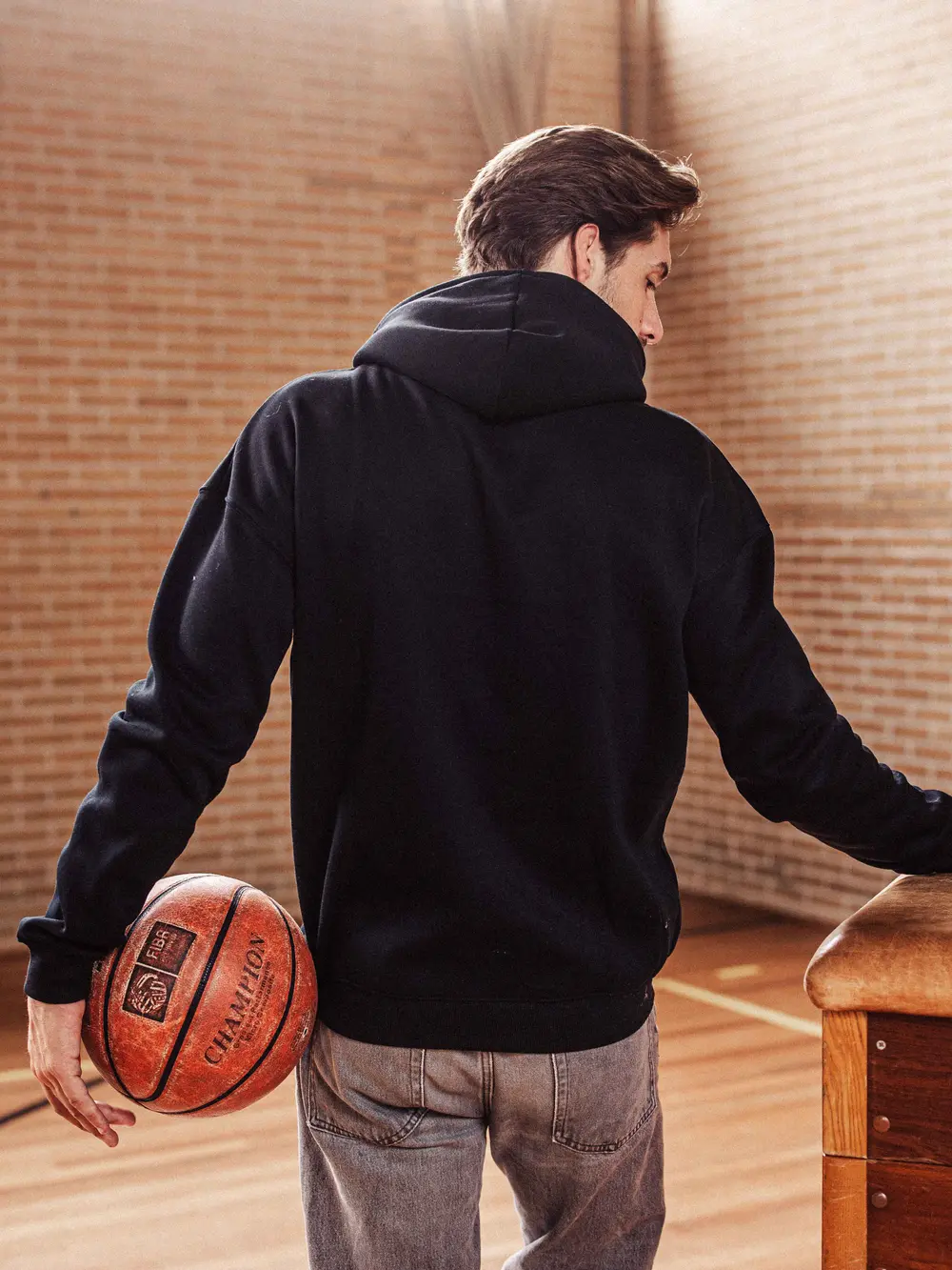 Black High School Hoodie 1608 WEAR