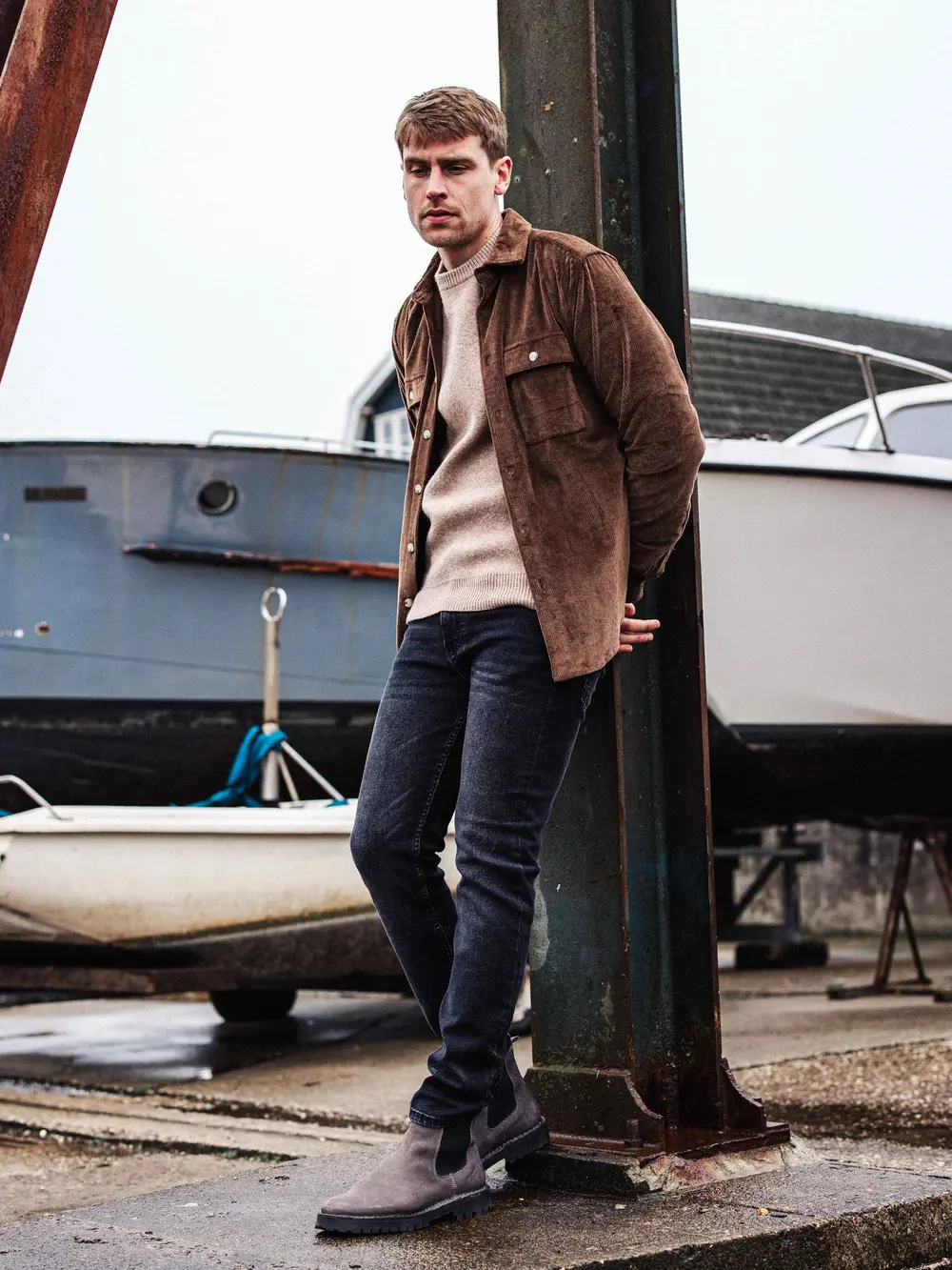Brown Corduroy Overshirt 1608 WEAR