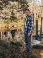 Black Check Overshirt