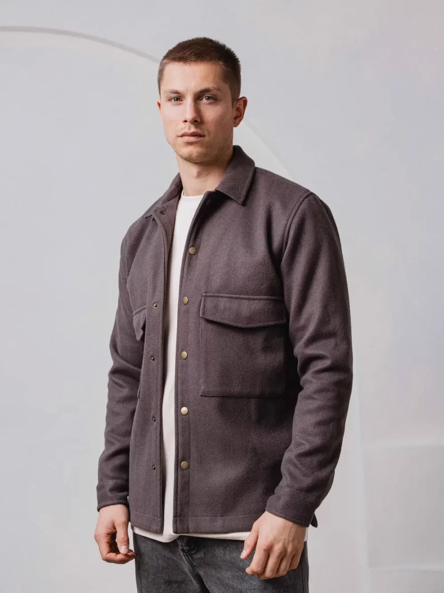 Dark Brown Overshirt