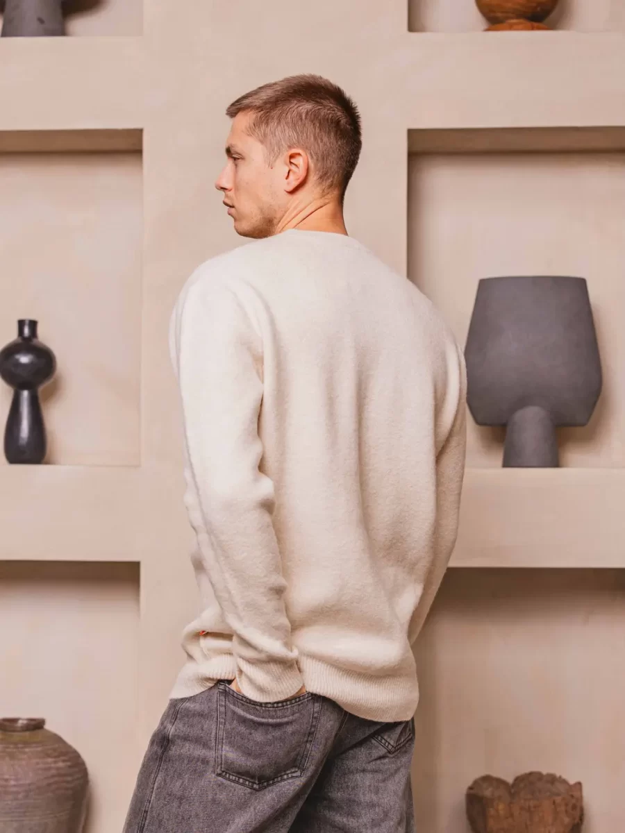 Beige Texture Sweater