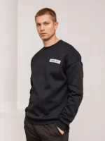 Black Studio Art Label Sweater