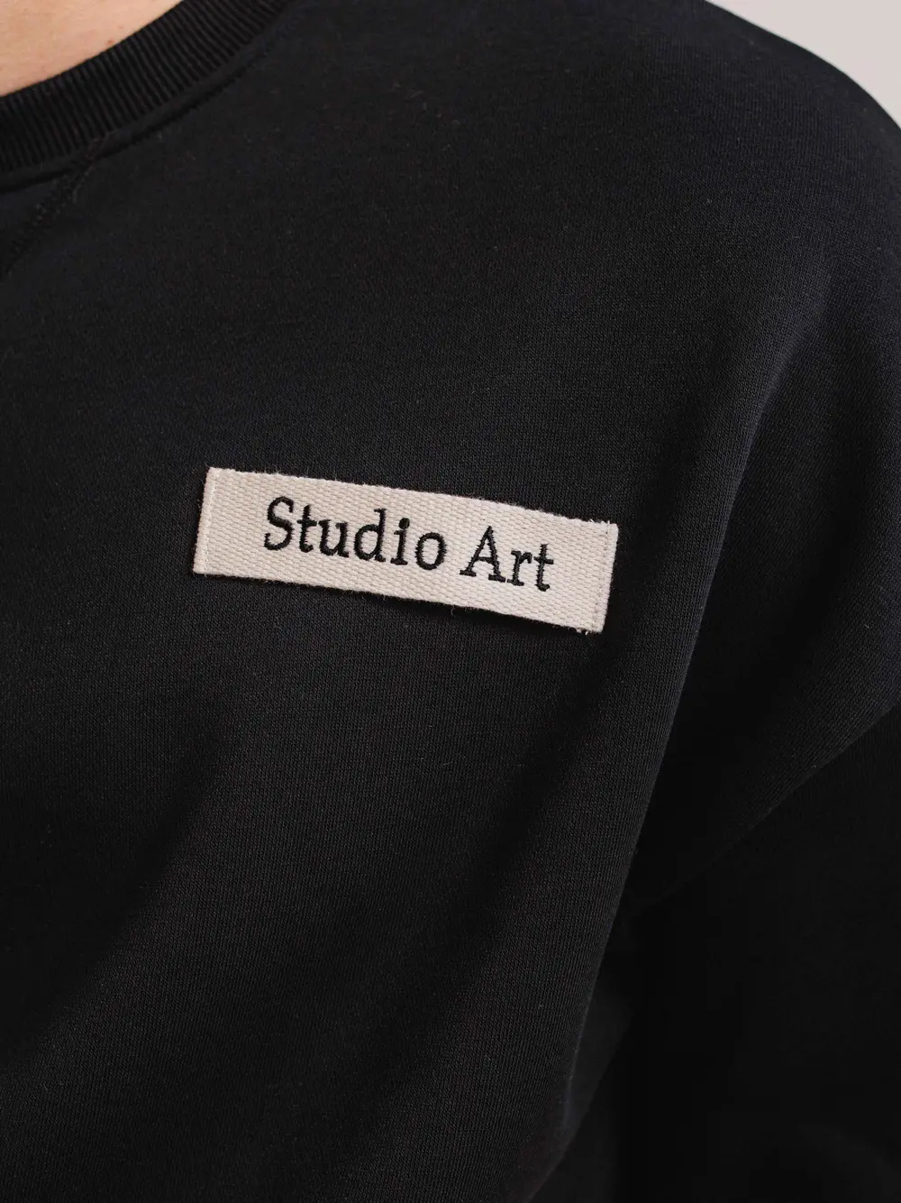 Black Studio Art Label Sweater 1608 WEAR