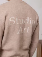 Brown Studio Texture Sweater