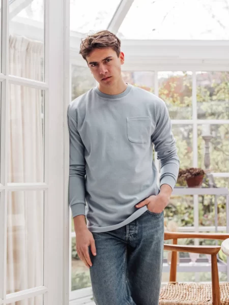 Blue Pocket Longsleeve