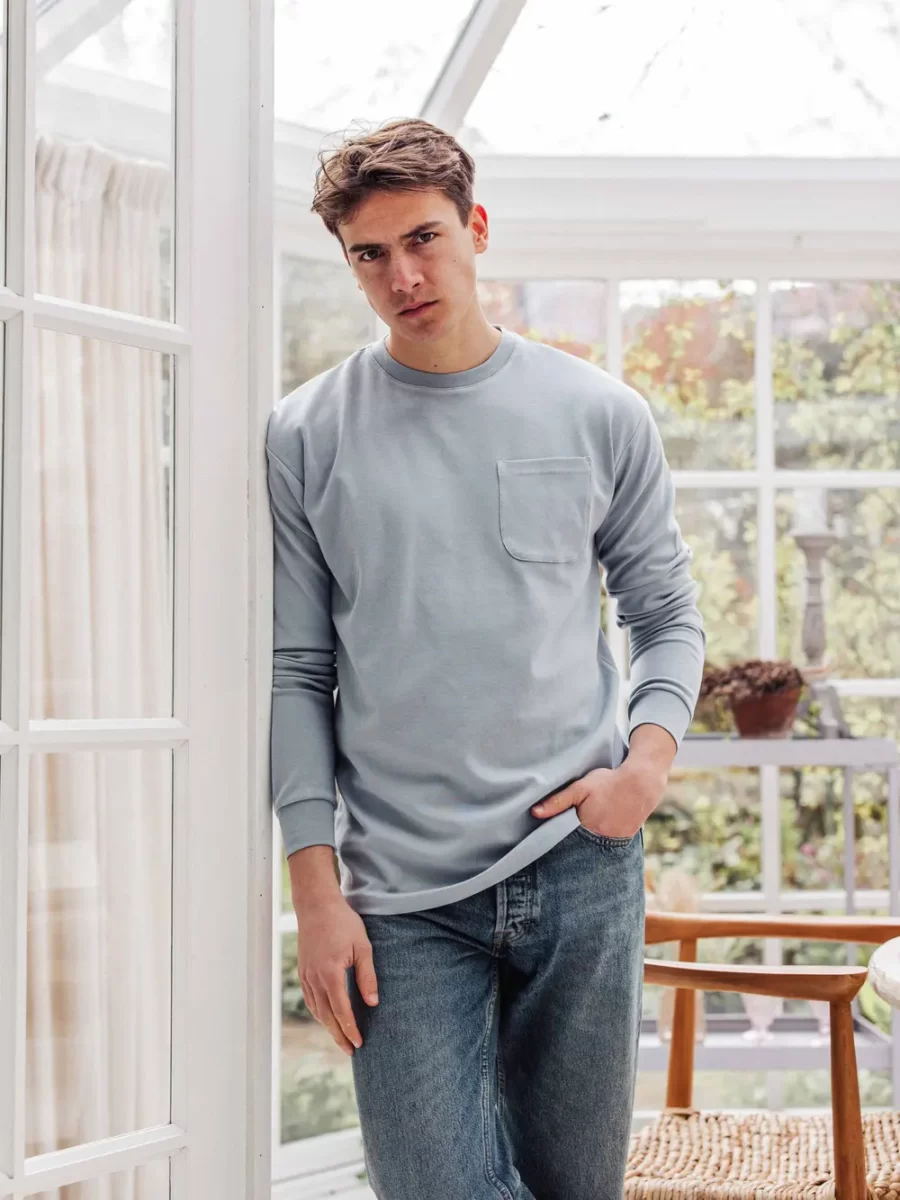 Blue Pocket Longsleeve