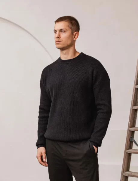 Black Basic Sweater