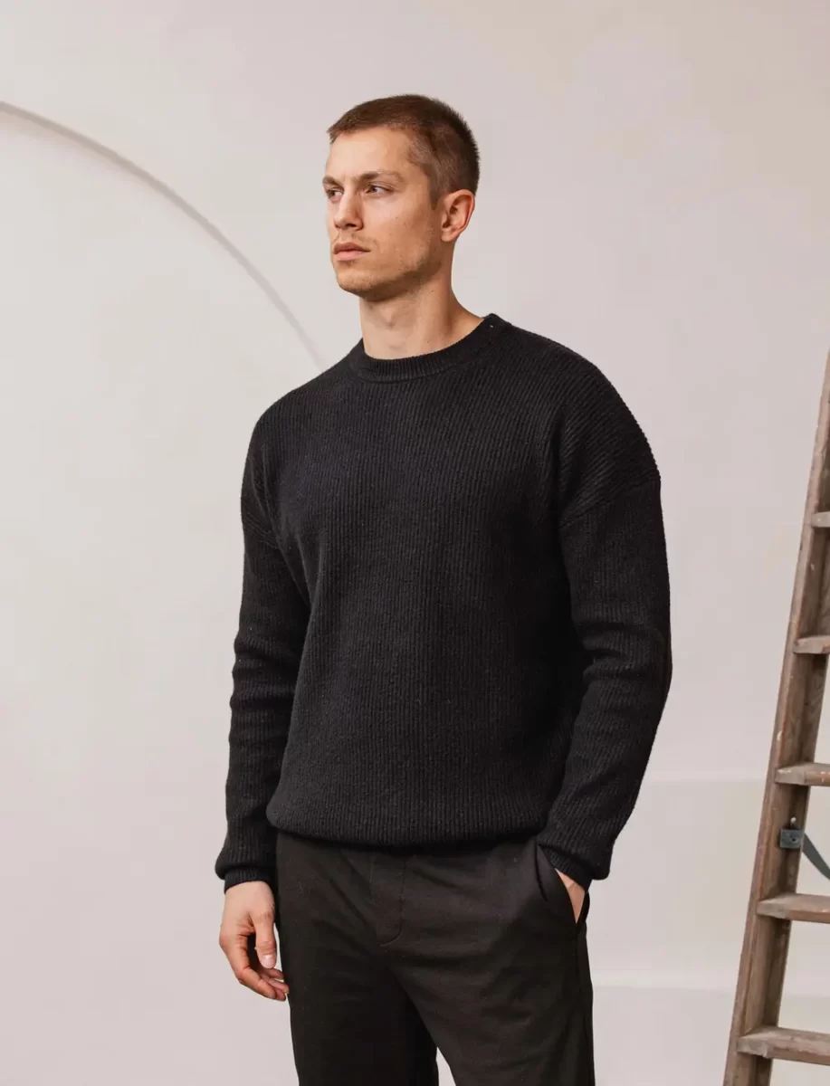 Black Basic Sweater