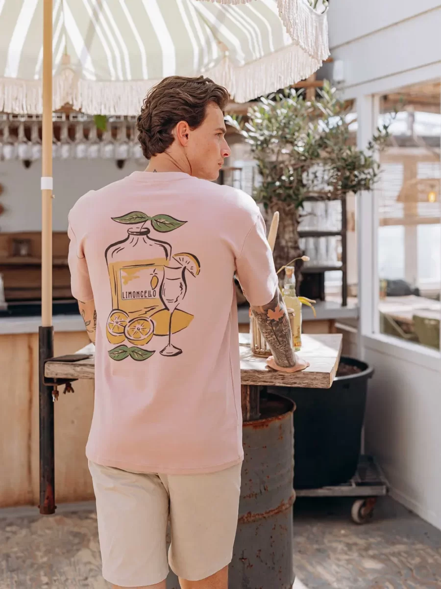Pink Limoncello Oversized T-shirt