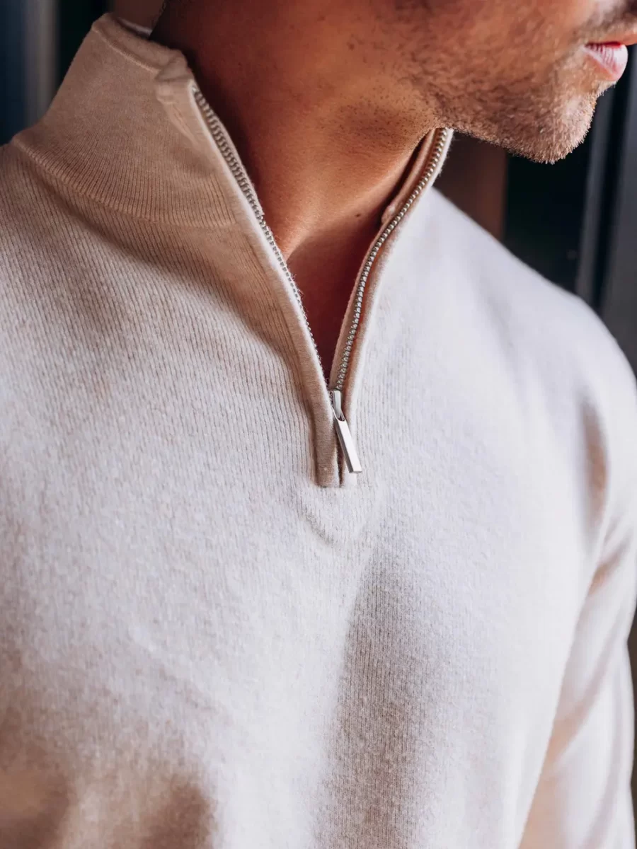 Off White Business Halfzip
