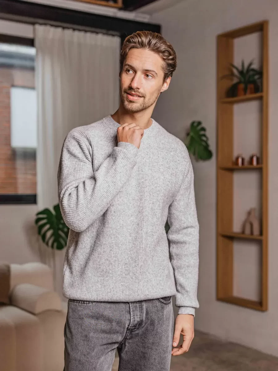 Light Grey Knitted Longsleeve