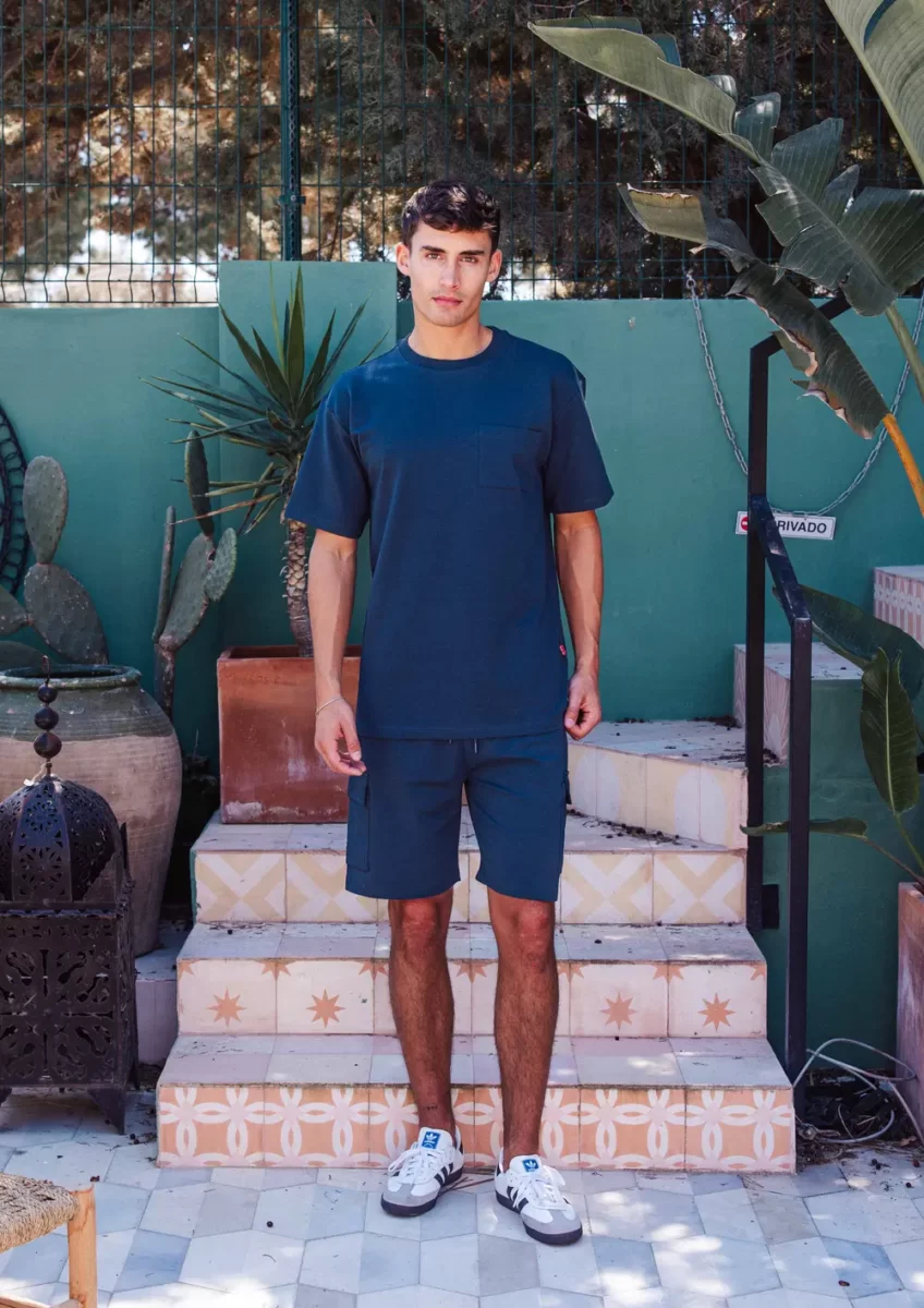 Navy Summer Set Pocket