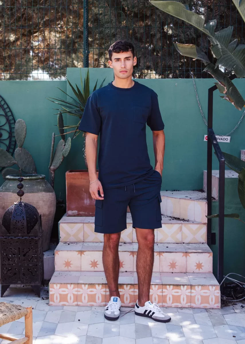 Navy Summer Set Pocket
