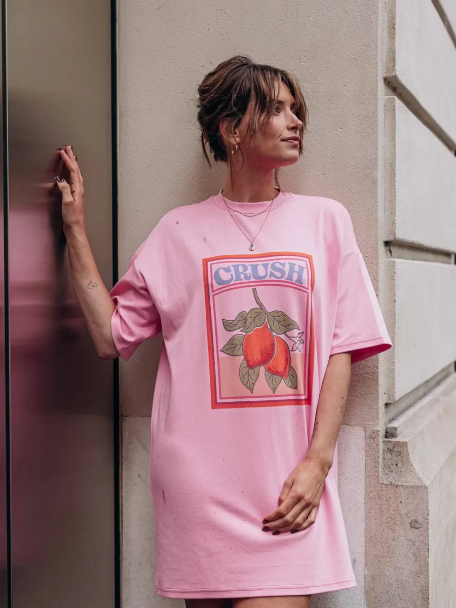 Pink Crush T-shirt Dress