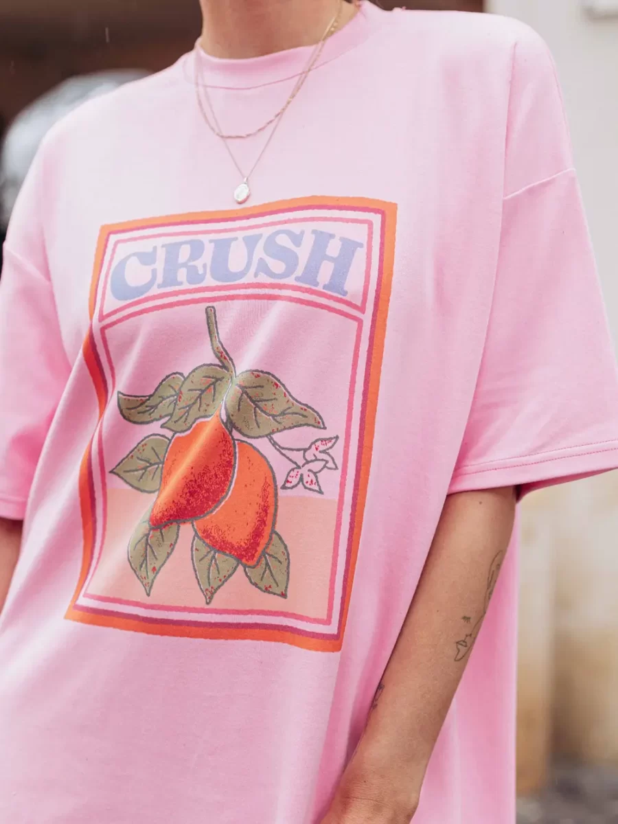 Pink Crush T-shirt Dress