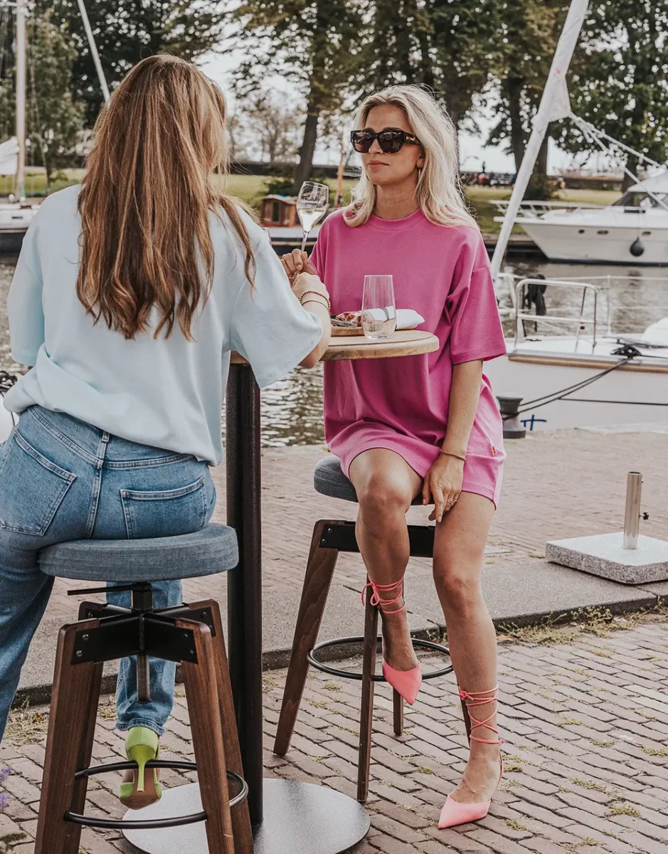 Pink T-shirt Dress