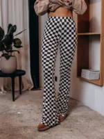 White/ Black Flared