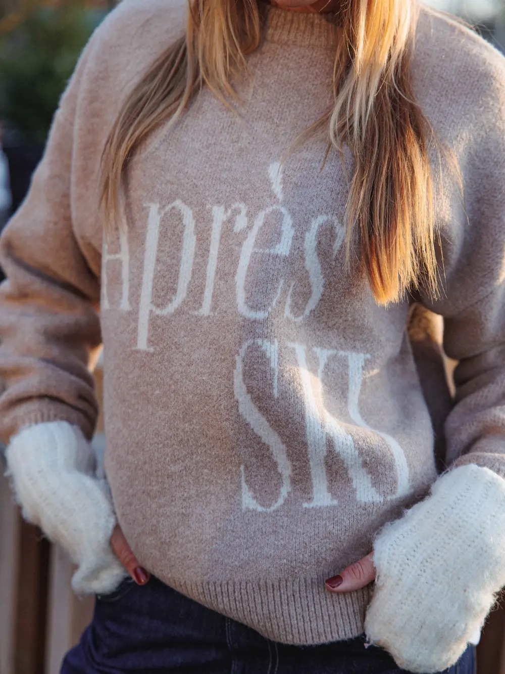 Beige Apres Ski Sweater 1608 WEAR