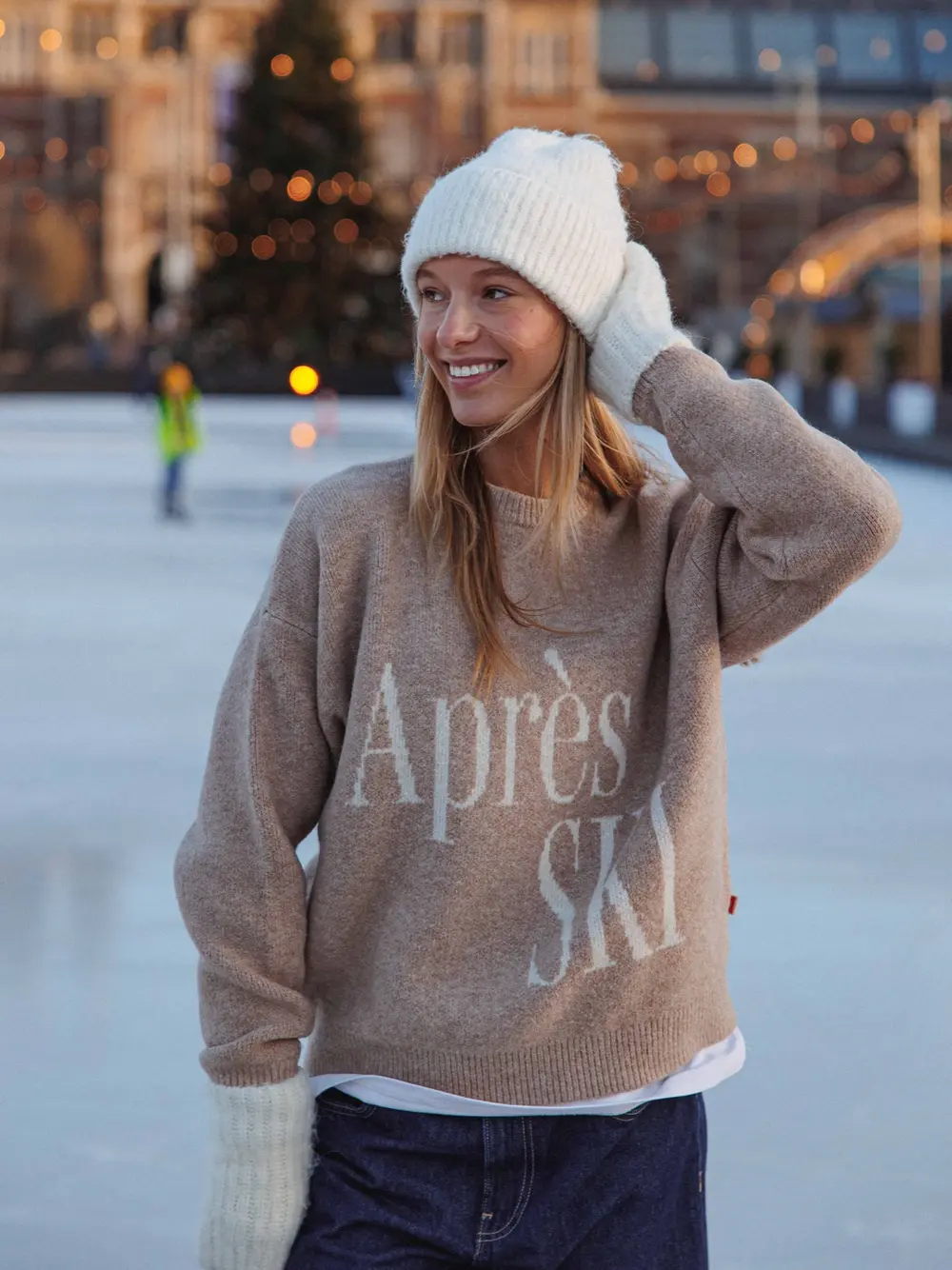 Beige Apres Ski Sweater 1608 WEAR