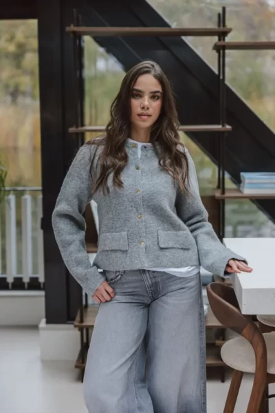 Grey Cardigan