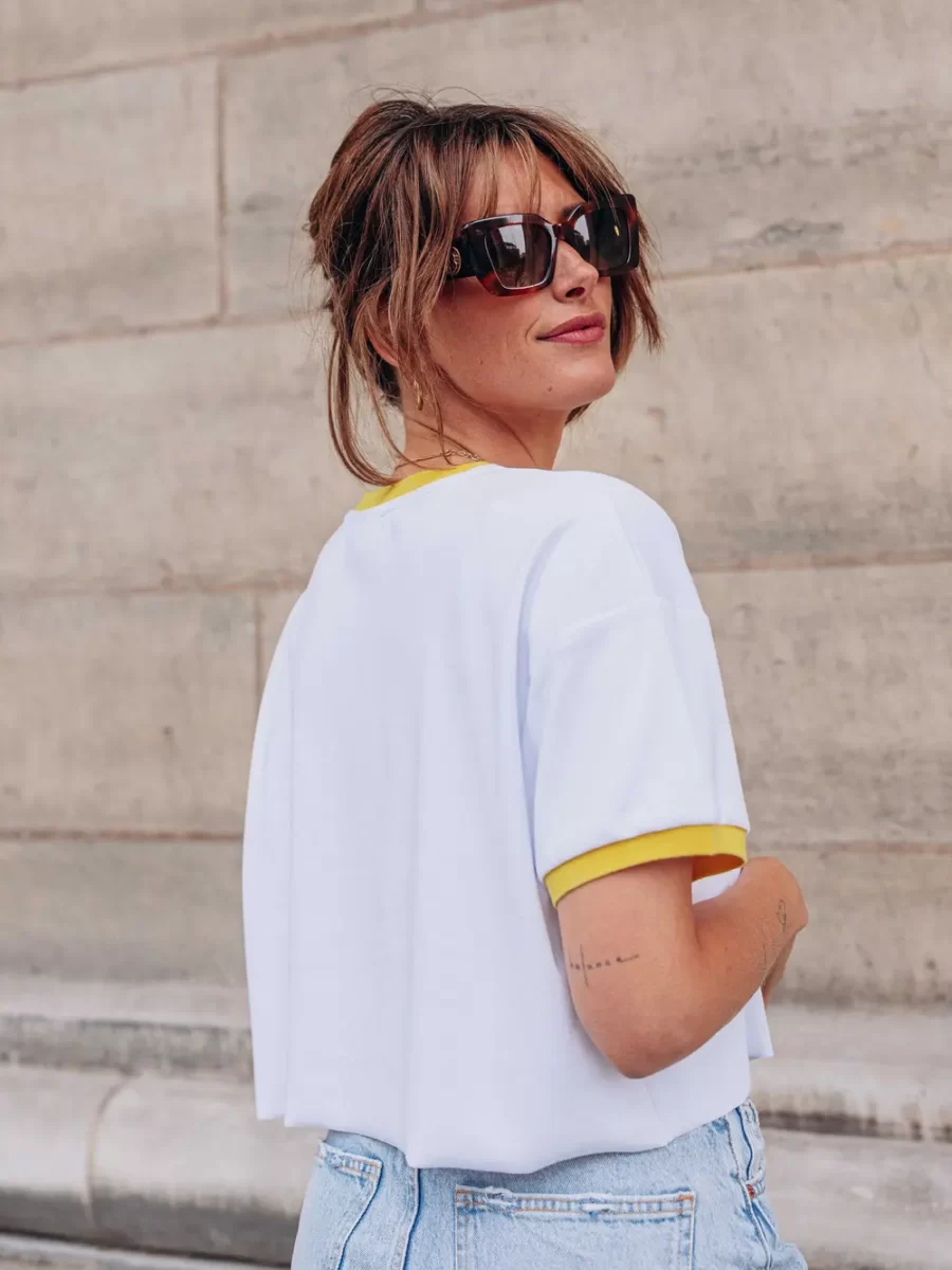 Love Stories Cropped Tee