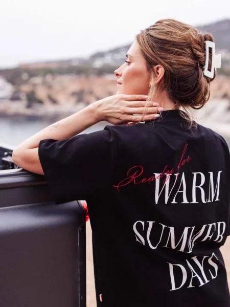 Black Warm Summer T-shirt