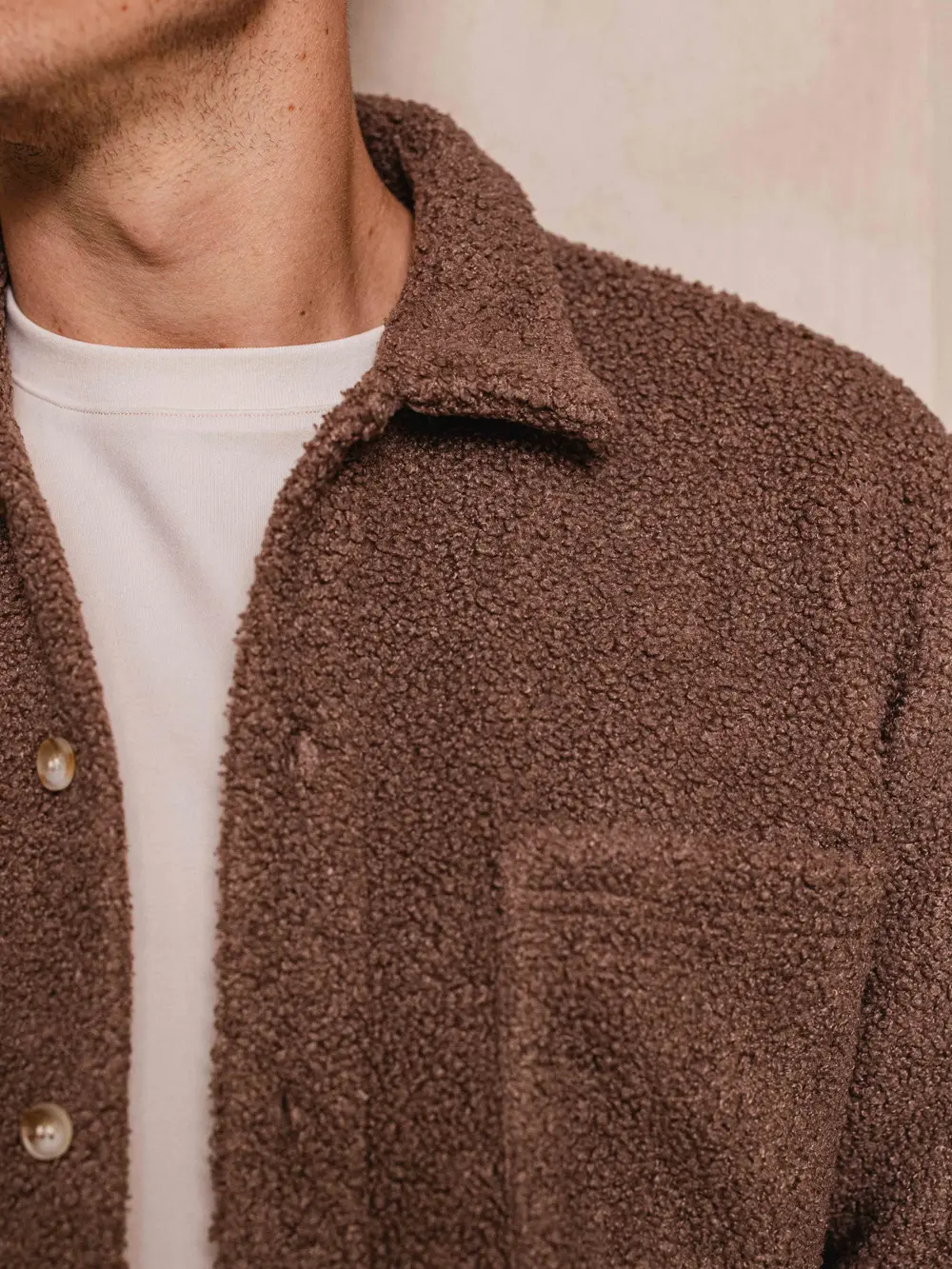 Brown Teddy Overshirt 1608 WEAR