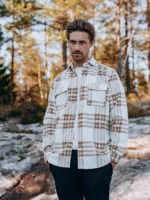 Off White Check Overshirt